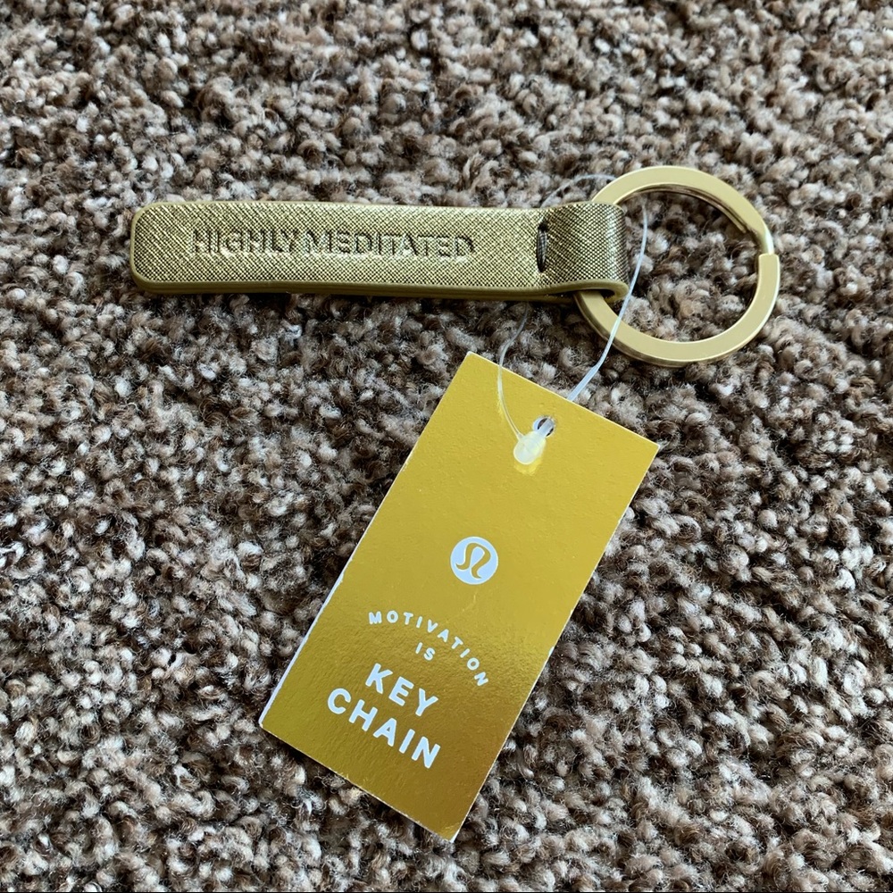 NWT Lululemon Keychain
